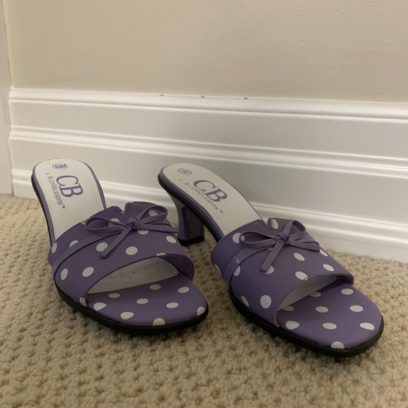 Purple Kitten Heels - Picture 2 of 3